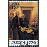 United States of America 1976 Declaration of Independence, detail from painting by John Tr-United States of America-StampPhenom