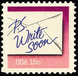 United States of America 1980 P.S. Write Soon-United States of America-StampPhenom