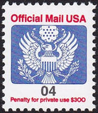United States of America 1991 Official Mail - Stylized eagle-United States of America-StampPhenom