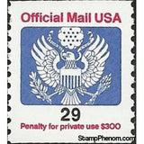 United States of America 1991 Official Mail - Stylized eagle-United States of America-StampPhenom