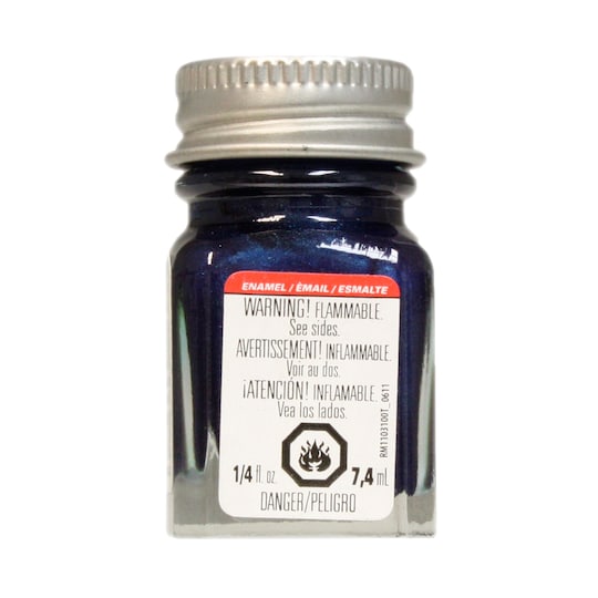 Testors® Metallic Enamel Paint, Arctic Blue