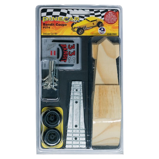 PineCar® Bandit Coupe Deluxe Car Kit – StampPhenom