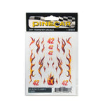 PineCar® Dry Transfer Decals, Blazin' Flames