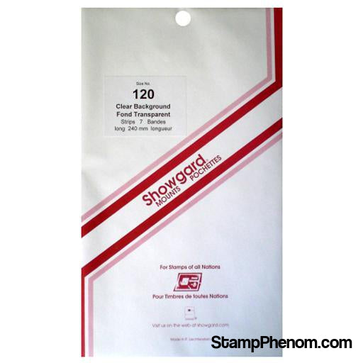 Showgard Showgard Mounts - 240mm Strips (Clear) - 120x240mm-Mounts & Cutters-Showgard-StampPhenom