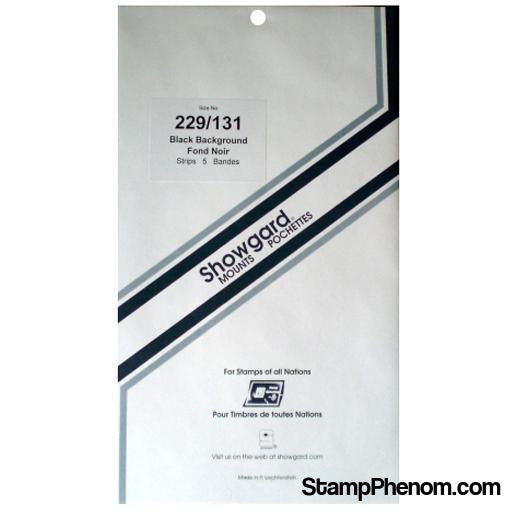 229x131 Showgard Blocks, Strips and Souvenir Sheets (Black)-Mounts & Cutters-Showgard-StampPhenom