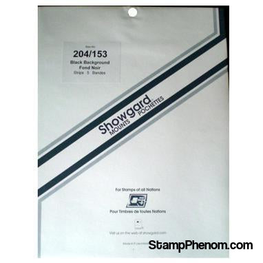 204x153 Showgard Blocks, Strips and Souvenir Sheets (Black)-Mounts & Cutters-Showgard-StampPhenom