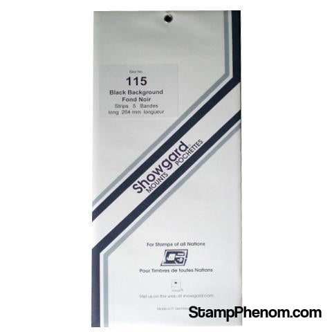 115 Showgard Strips Accomodation Range 264mm (Black)-Mounts & Cutters-Showgard-StampPhenom