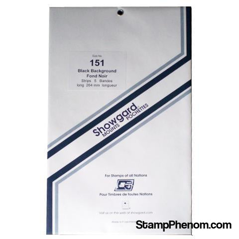 151 Showgard Strips Accomodation Range 264mm (Black)-Mounts & Cutters-Showgard-StampPhenom