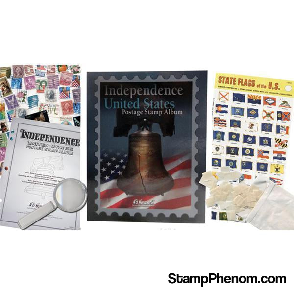 Independence Stamp Kit (US)-Albums-HE Harris & Co-StampPhenom