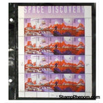 USA Cover Album Pages (Black) - 1 Pocket-Cover Albums-Supersafe-StampPhenom