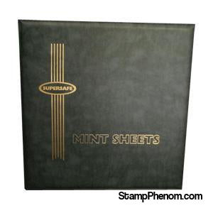 MA1 - Deluxe Mint Sheet Album, 100 Sheets (Black)-Mint Sheets & Album-Supersafe-StampPhenom