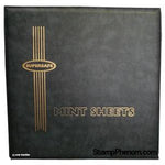 Deluxe Mint Sheet Binder Only (Black)-Mint Sheets & Album-Supersafe-StampPhenom