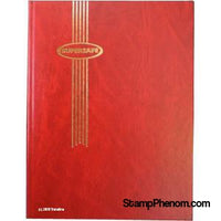Supersafe Stockbook - 16 Black Pages (Red)-Stockbooks-Supersafe-StampPhenom