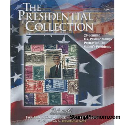 The Presidential Collection (new packet will be 15 different)-Stamp Packets-HE Harris & Co-StampPhenom
