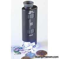 Zoom Microscope with LED, 60x and 100x magnification-Loupes and Magnifiers-Lighthouse-StampPhenom