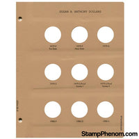 Susan B. Anthony Dollars with proof Replacement Page 1-Dansco Coin Albums-Dansco-StampPhenom