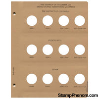 Statehood Quarters DC & Territories with proof Replacement Page 1-Dansco Coin Albums-Dansco-StampPhenom