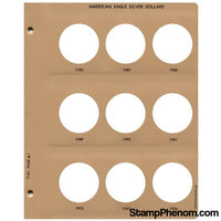 American Eagle Silver Dollars Replacement Page 1-Dansco Coin Albums-Dansco-StampPhenom