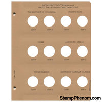 Statehood Quarters DC & Territories Replacement Page 1-Dansco Coin Albums-Dansco-StampPhenom