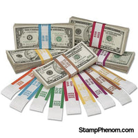 Currency Straps $50 - Orange-Coin Wrappers & Tools-MMF-StampPhenom