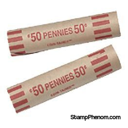 Preformed Penny Tube Coin Wrappers - Nested-Coin Wrappers & Tools-MMF-StampPhenom