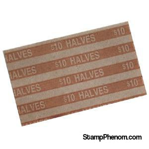 Flat Half Dollar Coin Wrappers-Coin Wrappers & Tools-Transline-StampPhenom