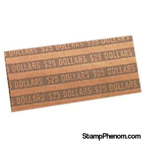 Flat Small Dollar Coin Wrappers-Coin Wrappers & Tools-Transline-StampPhenom