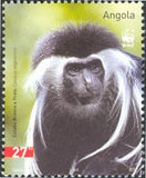 Angola 2004 WWF - Angolan Black and White Colobus - Colobus angolensis-Stamps-Angola-StampPhenom