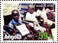 Angola 2008 10th Anniversary of Lwini Social Solidarity Fund-Stamps-Angola-StampPhenom