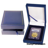 Leatherette Display Box - 1 Slab Universal-Display Boxes for Certified Coins-Guardhouse-StampPhenom