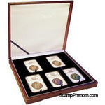 Universal Wood Display Box - 5 Slabs-Display Boxes for Certified Coins-Guardhouse-StampPhenom