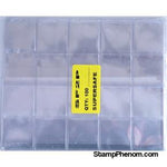 Supersafe 2x2 Coin Flips - 100 per Pack-Vinyl Flips-Supersafe-StampPhenom