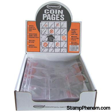12 Pocket Pages - 2.5 x 2.5 Pocket-Notebook Pages & Binders-Supersafe-StampPhenom