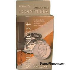 4 Round Coin Tube - Dollar-Coin Tubes-HE Harris & Co-StampPhenom