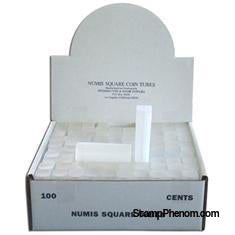 Numis Square Coin Tube -Cent-100/bx-Coin Tubes-Numis-StampPhenom