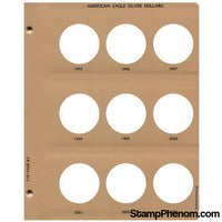 American Eagle Silver Dollars Replacement Page 2-Dansco Coin Albums-Dansco-StampPhenom