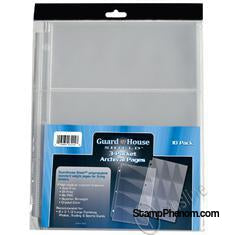 Guardhouse Shield 3 Pocket Archival (10 pack) Polypropylene Pages-Notebook Pages & Binders-Guardhouse-StampPhenom