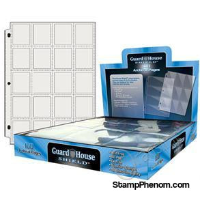 Guardhouse Shield 20 Pocket (100 pack) Archival Polypropylene Pages-Notebook Pages & Binders-Guardhouse-StampPhenom