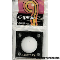 Capital Plastics 144 Coin Holder - Liberty 50c-Capital Plastics Holders & Capsules-Capital Plastics-StampPhenom