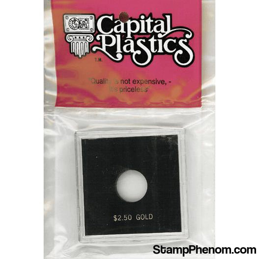 Capital Plastics Krown Coin Holder - $2.50 Gold-Capital Plastics Holders & Capsules-Capital Plastics-StampPhenom