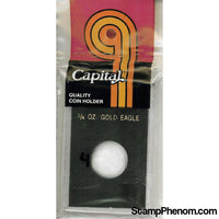 Capital Plastics Krown Coin Holder - 1/4 oz. Eagle-Capital Plastics Holders & Capsules-Capital Plastics-StampPhenom