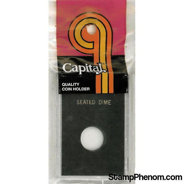 Capital Plastics Caps Coin Holder - Seated 10c-Capital Plastics Holders & Capsules-Capital Plastics-StampPhenom