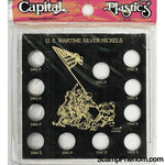 U.S. Wartime Silver Nickels-Capital Plastics Holders & Capsules-Capital Plastics-StampPhenom