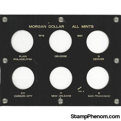 Morgan Dollar All Mints 1878-1921 (One Reverse)-Capital Plastics Holders & Capsules-Capital Plastics-StampPhenom