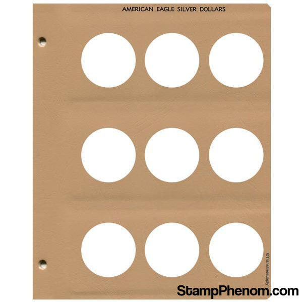 American Eagle Silver Dollars Replacement Page 4-Dansco Coin Albums-Dansco-StampPhenom