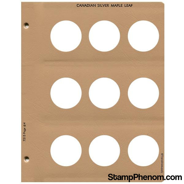 Canadian Maple Silver Maple Leaf Replacement Page 4-Dansco Coin Albums-Dansco-StampPhenom