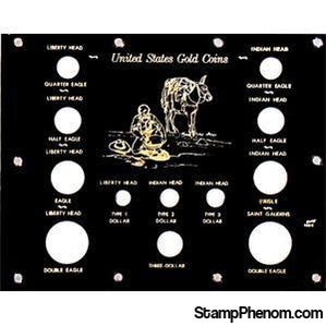 U.S. Gold Type Set (423 with Illustration)-Capital Plastics Holders & Capsules-Capital Plastics-StampPhenom