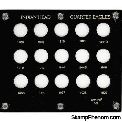 Indian Head Quarter Eagles (1908-1929)-Capital Plastics Holders & Capsules-Capital Plastics-StampPhenom