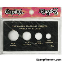 U.S. Gold Eagles (1, 1/2, 1/4, 1/10 oz.)-Capital Plastics Holders & Capsules-Capital Plastics-StampPhenom