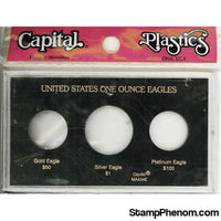 U.S. Eagles (Silver, Gold, Platinum)-Capital Plastics Holders & Capsules-Capital Plastics-StampPhenom
